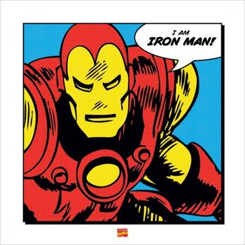 Художествен печат Iron Man - I Am