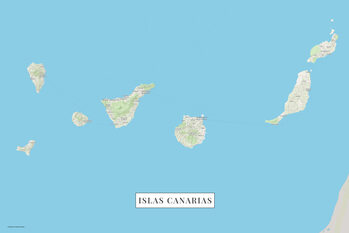 Εκτύπωση καμβά Islas Canarias color