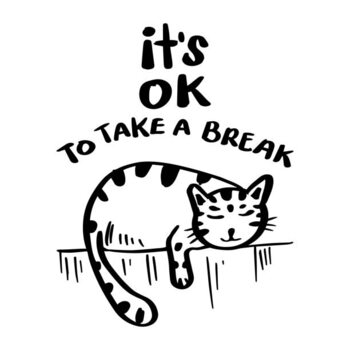 Футболка It's ok to take a break,
