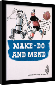 Κορνιζαρισμένη αφίσα IWM - Make Do & Mend