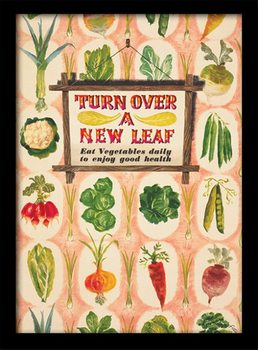 Κορνιζαρισμένη αφίσα IWM - Turn Over A New Leaf