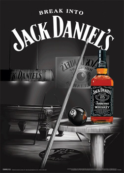 Ξύλινη τέχνη JACK DANIEL'S - pool room 3D