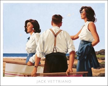 Art Print Jack Vettriano - Young Hearts