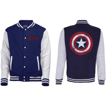 Avengers - Assemble Distressed Shield Varsity Jacket