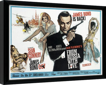 Framed poster James Bond - From Russia With Love 1
