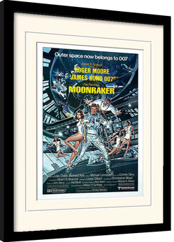 Poster emoldurado James Bond - Moonmaker