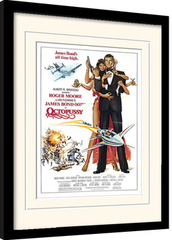 Poster emoldurado James Bond - Octopussy
