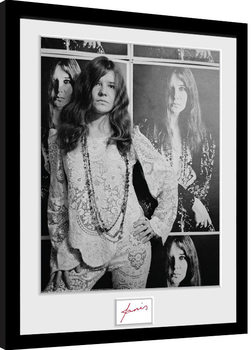 Κορνιζαρισμένη αφίσα Janis Joplin - Wolman BW