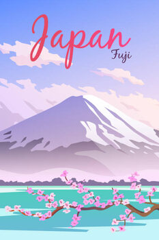 Αυτοκόλλητο Japan. Vector poster.