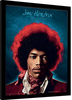 Framed poster Jimi Hendrix - Both Sides of the Sky