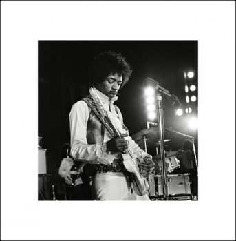 Εκτύπωση τέχνης Jimi Hendrix - Live