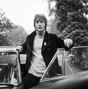 Принти на полотні John Lennon at Germany, around 1966