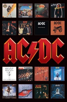Juliste  AC/DC - album covers