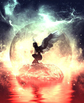 Juliste Angel in heaven land