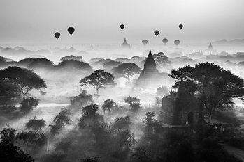 Juliste  Balloons Over Bagan