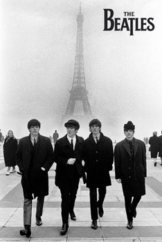 Juliste  Beatles - in paris