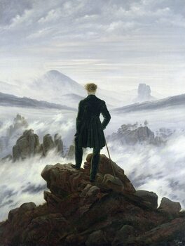 Juliste C. D. Friedrich - Hiker over a Foggy Sea