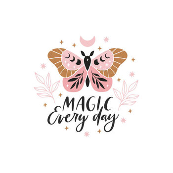 Juliste Celestial butterfly vector illustration.