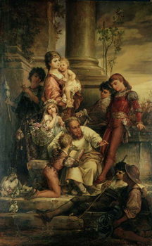 Canvas-taulu Childhood (learn)