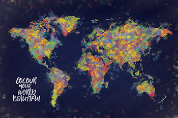 Juliste  Colour Your World Beautiful