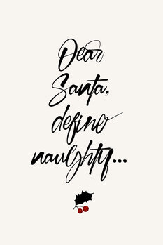 Juliste Dear Santa