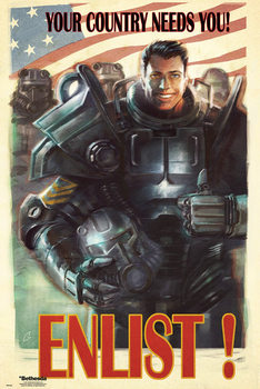 Juliste Fallout 4 - Enlist