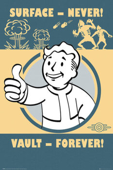 Juliste Fallout 4 - Vault Forever