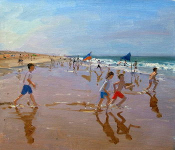 Juliste Flags and reflections, Montalivet