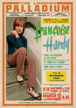 Juliste Francoise Hardy - Live at London