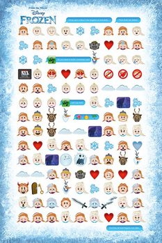 Juliste  Frozen: huurteinen seikkailu - Told by Emojis