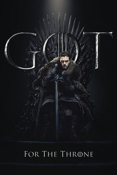 Juliste  Game Of Thrones - Jon For The Throne