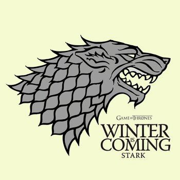 Canvas-taulu Game of Thrones - Winter is Coming