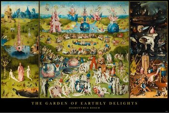 Juliste Garden of Earthly Delights
