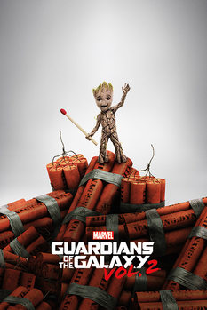 Juliste  Guardians Of The Galaxy Vol. 2 - Groot Dynamite