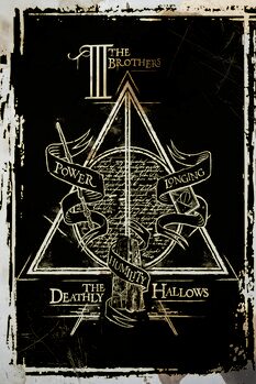 Juliste Harry Potter - Deathly Hallows Graphic