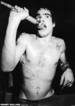 Juliste Henry Rollins - London 1983