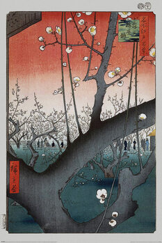 Juliste Hiroshige - Plum Orchard near Kameido Shrine
