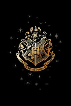 Juliste Hogwarts Golden Emblem