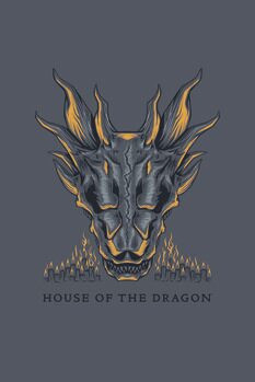Juliste House of Dragon - Dragon Skull