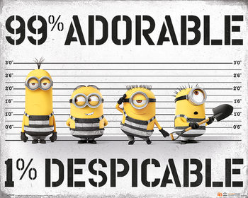Juliste  Itse ilkimys 3 - 99% Adorable 1% Despicable