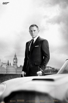 Juliste  JAMES BOND 007 - skyfall / bond & DB5