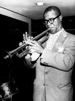Canvas-taulu Jazzman Louis Armstrong December 18, 1956