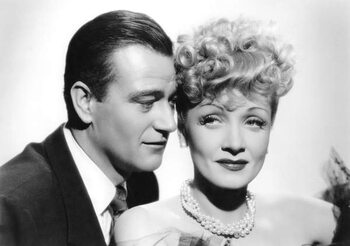 Juliste John Wayne And Marlene Dietrich
