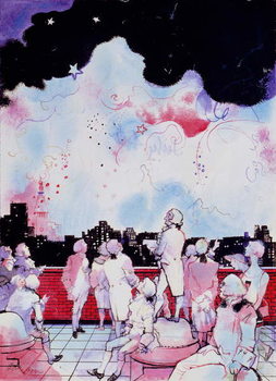 Canvas-taulu July 4th (Macy's Fireworks)