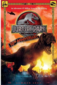 Juliste Jurassic Park - 30. vuosipäivä