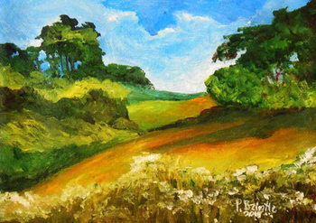 Canvas-taulu La route de Mouline, 2015