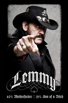Juliste Lemmy - 49% mofo