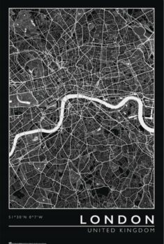 Juliste London - City Map