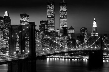 Juliste Manhattan - night