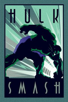 Juliste Marvel Deco - Hulk